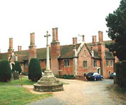 Long Melford hospital beautiful statue of the cross